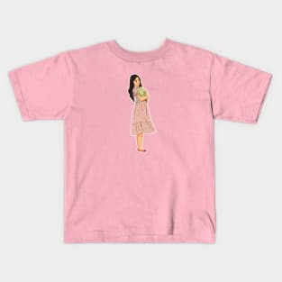 Flowers are a smile from heaven Kids T-Shirt